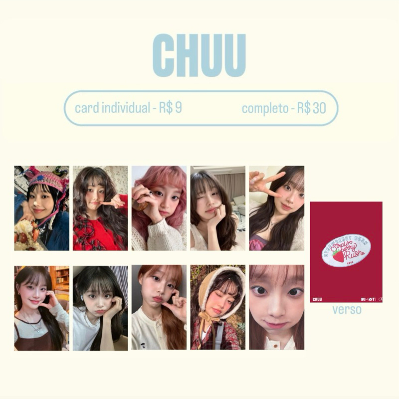 photocard chuu | Shopee Brasil