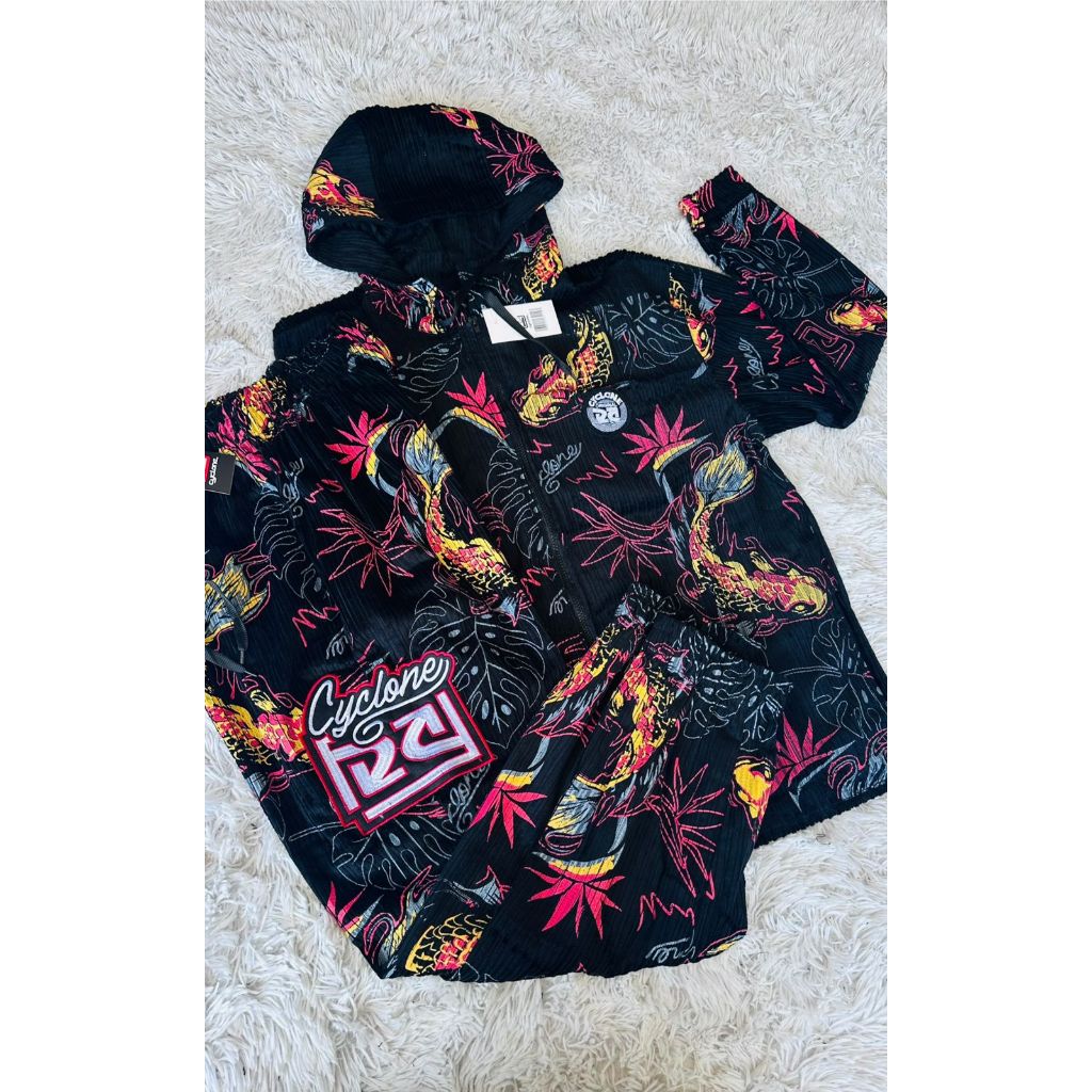 Kit Jaqueta Da Cyclone Veludo Do Dragão New + Calça Breck