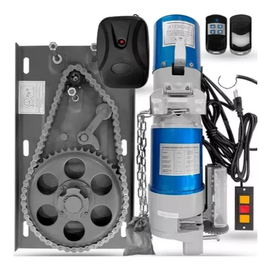 Automatizador Motor de Portão de Enrolar Vertical para Portas Rolante Deposito Fabrica Loja Galpao Empresa