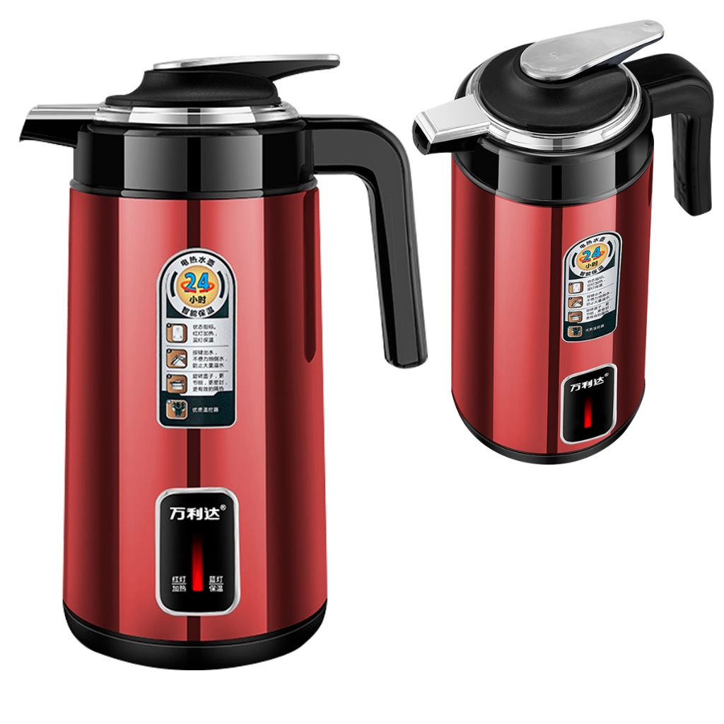 Chaleira Elétrica Térmica Bule Com Tampa Inox 1,8L 110V e 22