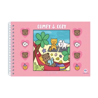 Comfy e Cozy - Livro De Colorir - Estilo Bobbie Goods - Capa Dura com 48 Desenhos - Livro Físico em Oferta na Shopee