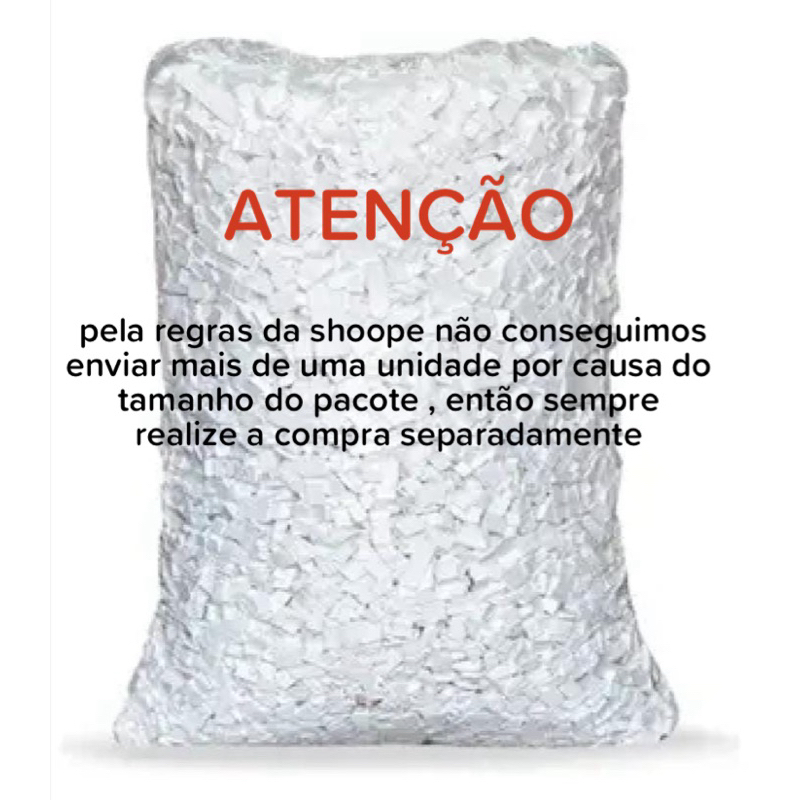 isopor em cubos aproximadamente 200litros | Shopee Brasil
