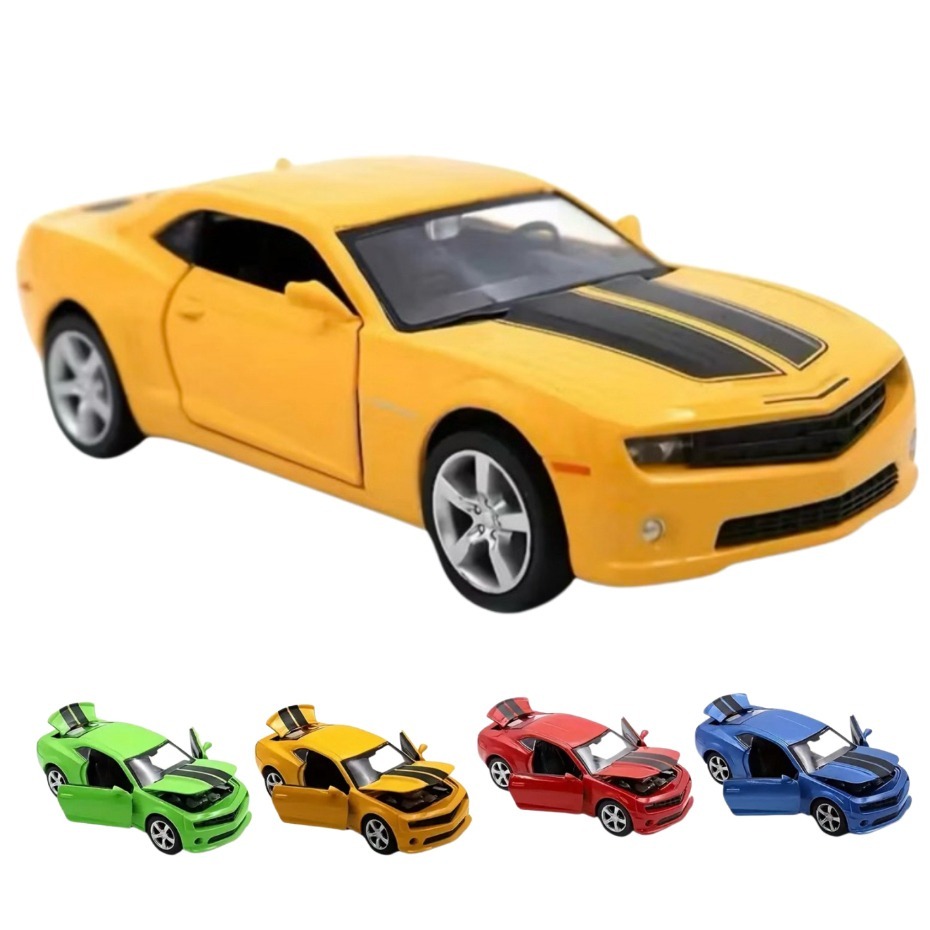 Novo Carrinho Miniatura Camaro Amarelo De Brinquedo Colecionador ...