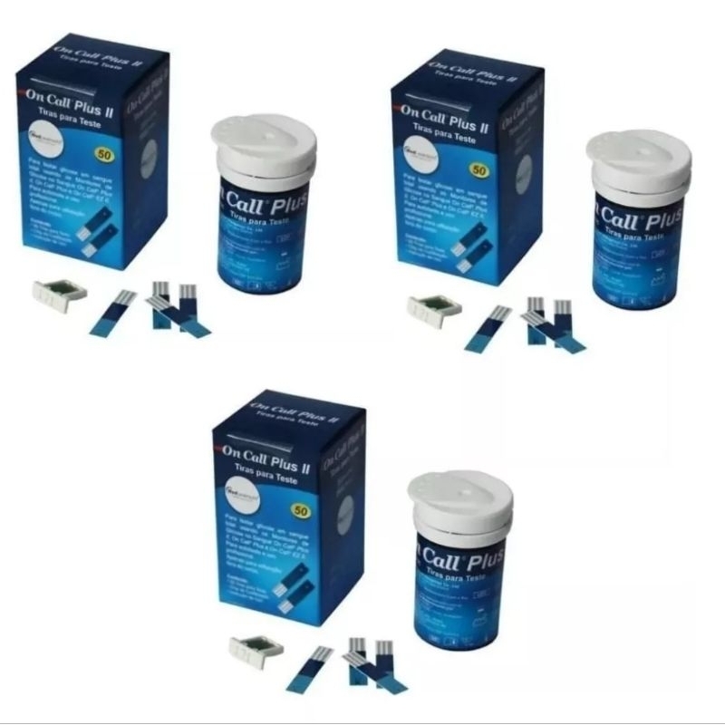 tiras de glicemia one call plus 150 tiras | Shopee Brasil