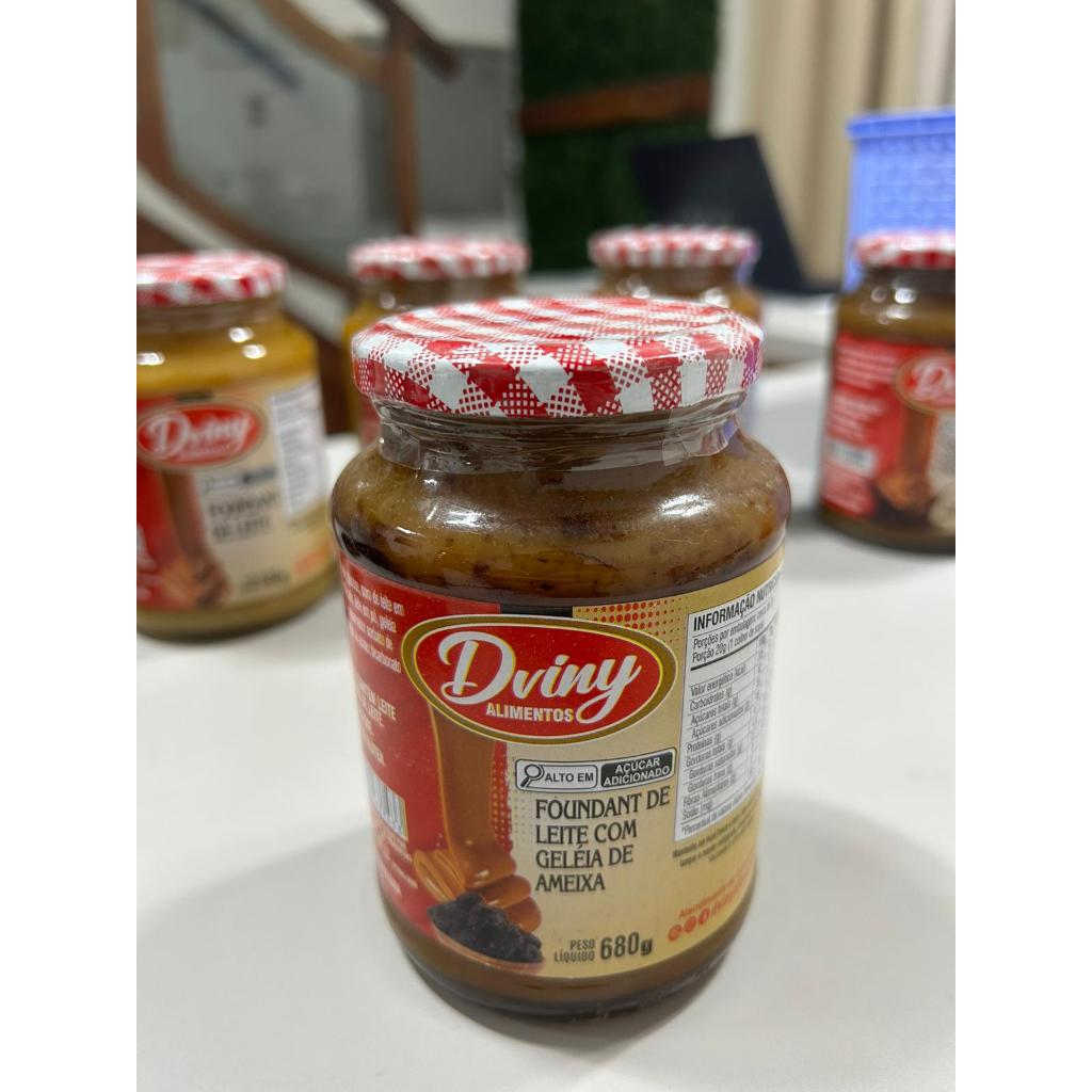 Doce de Leite DViny 680g – Foundant Doce Pastoso Artesanal de Minas | Sabores Variados*OFERTA