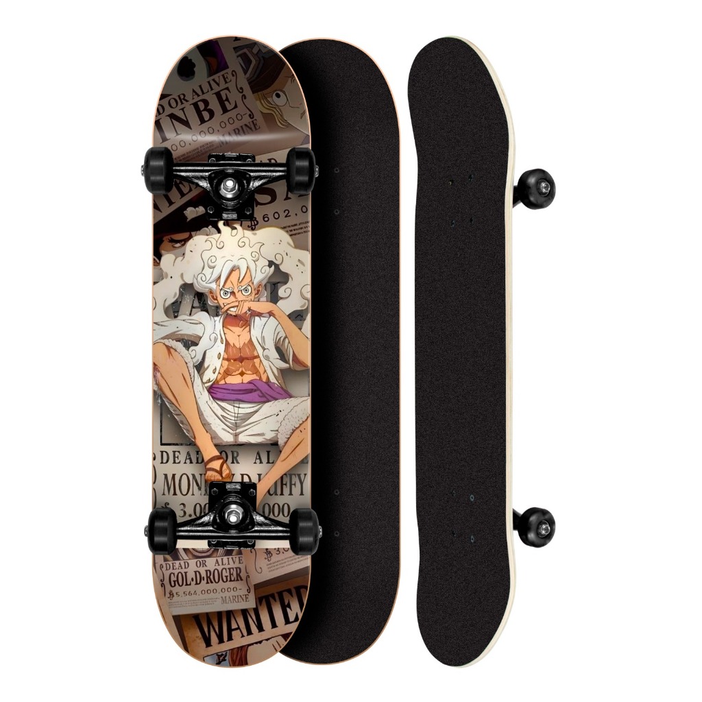 Skate One Piece Montado Completo Anime Para Iniciantes 8.0