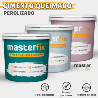 Textura Para Parede Efeito Cimento Queimado Perolizado 3Kg