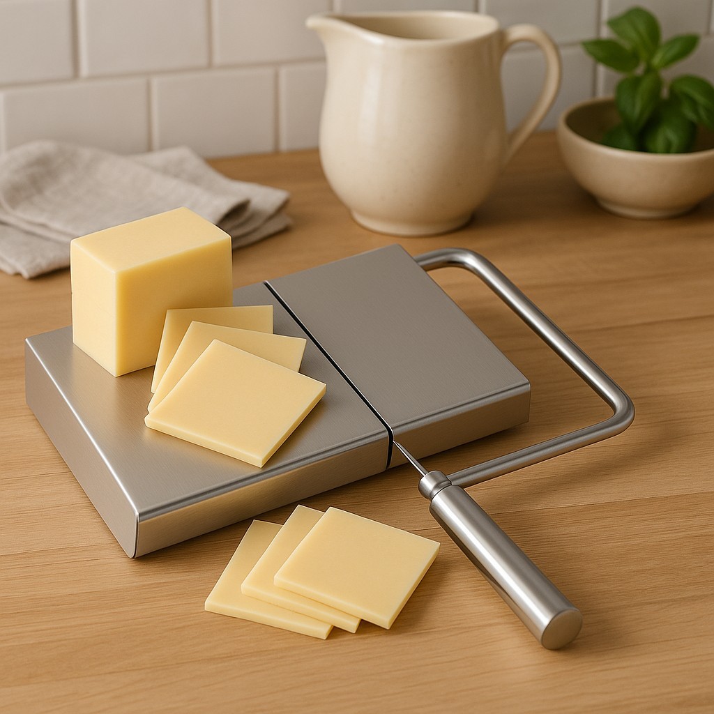 Fatiador Cortador de Queijo Fio Aço Inox Multifuncional Pres