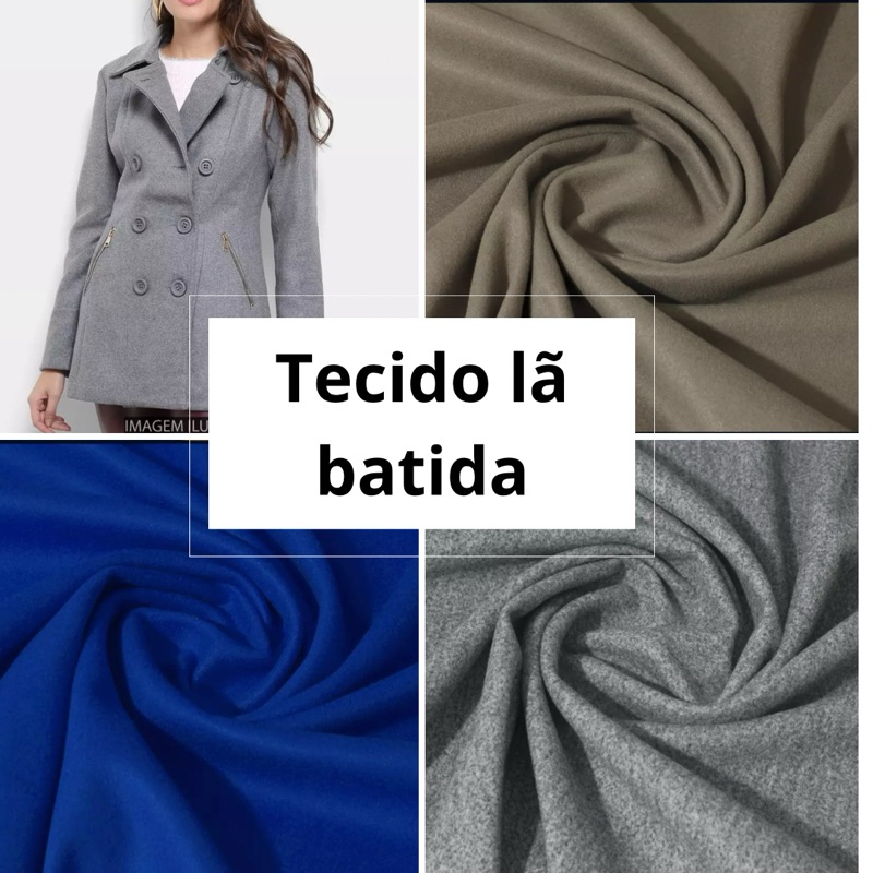 tecido lã batida (3,00mt x 1,50mt) | Shopee Brasil