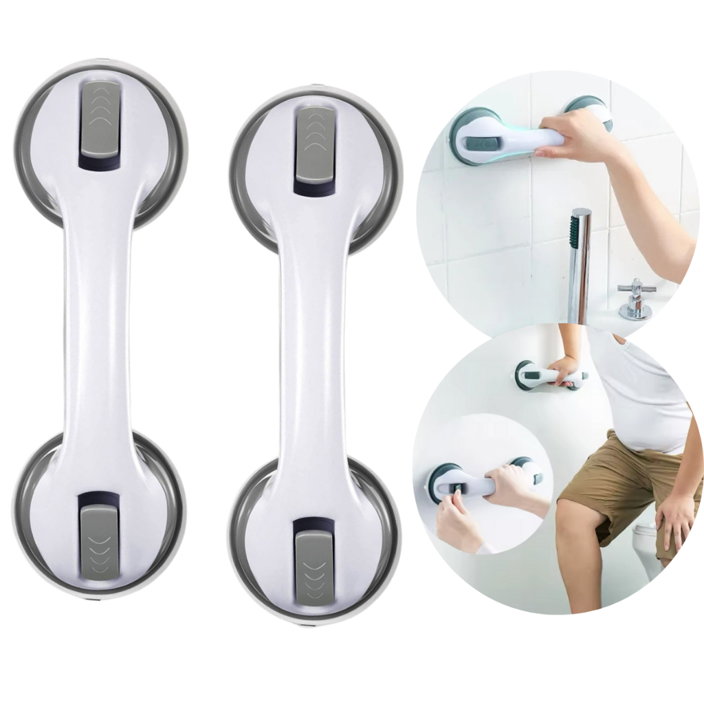 Suporte Para Banheiro Com Ventosa Barra De Apoio Com Forte Fixação ...