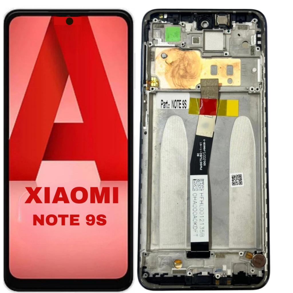 Tela Frontal Display com Touch Xiaimi Note 9s Original com aro - novo e ...