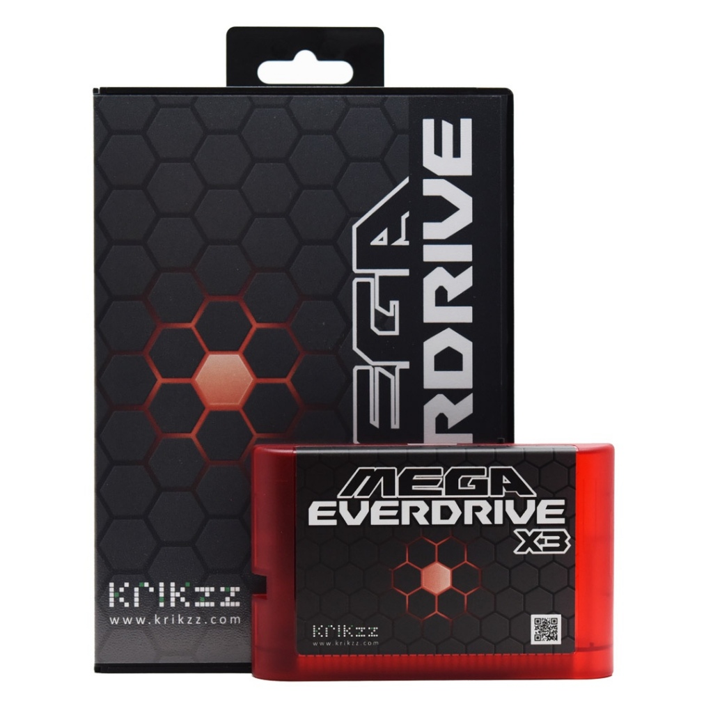 Flashcard Mega Everdrive X3 Mega Drive, Krikzz Original Funciona