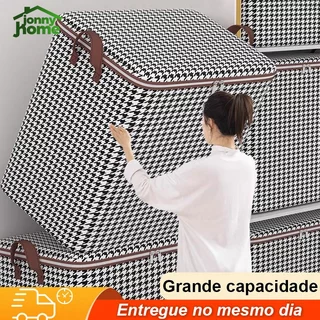 110L/140L/180L Caixa Multifuncional De Armazenamento De Grande Capacidade Para Colchas E Roupas Domésticas