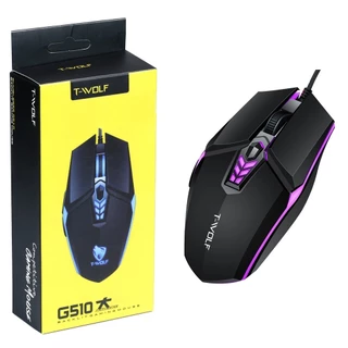 Mouse para jogos, com fio, óptico, USB | Retroiluminação LED RGB | 800-3200 DPI, 6 botões