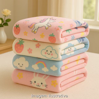 3 Manta Cobertor Bebe Infantil Microfibra Antialérgico Preço Baixo Manta / Mantinha / Cobertor Soft Infantil Para Berço em Oferta na Shopee