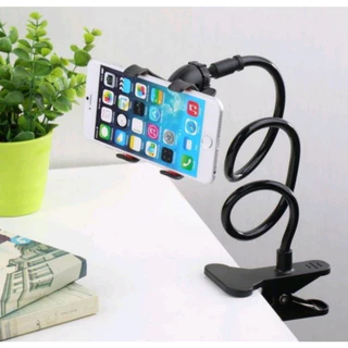 Suporte Para Celular Articulado Universal De Mesa Cama Garra