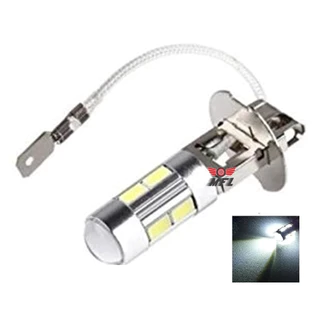 Kit 2 Lampada H3 10 Led Cree Branco 12v