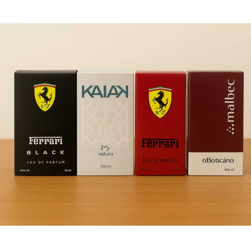 Kit 4 Perfumes Masculinos 100ml cada os queridinhis