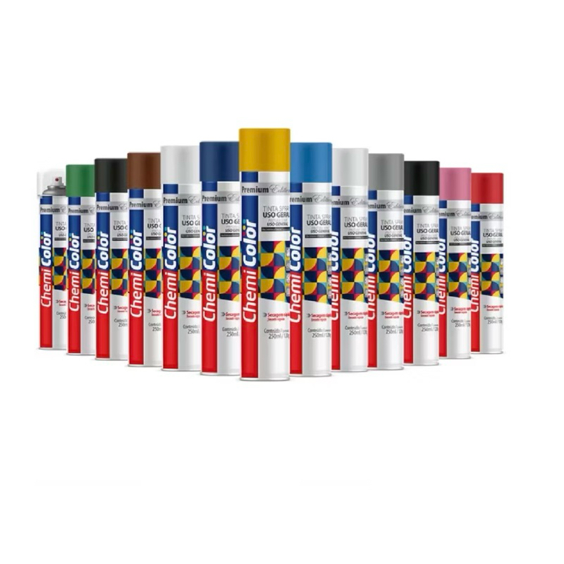 Tinta Spray Uso Geral 250ml Chemicolor - Diversas Cores