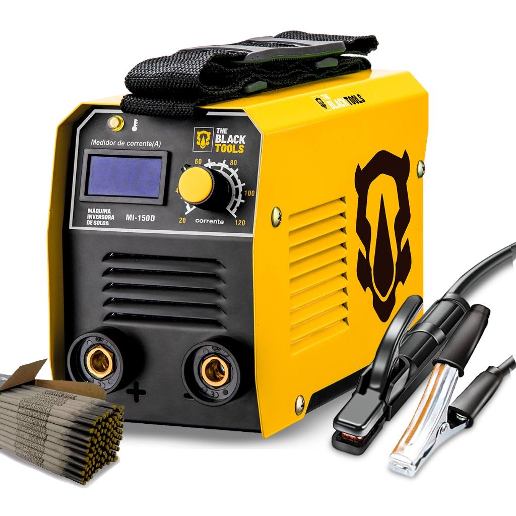 Máquina De Solda Inversora 220v Mma Eletrodo The Black Tools | Shopee ...