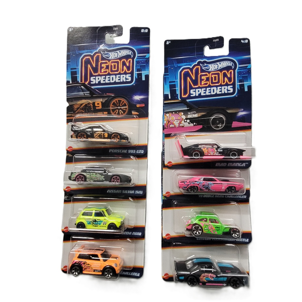 Carrinho Hot Wheels Neon Speeders - vários modelos: Escolha o seu