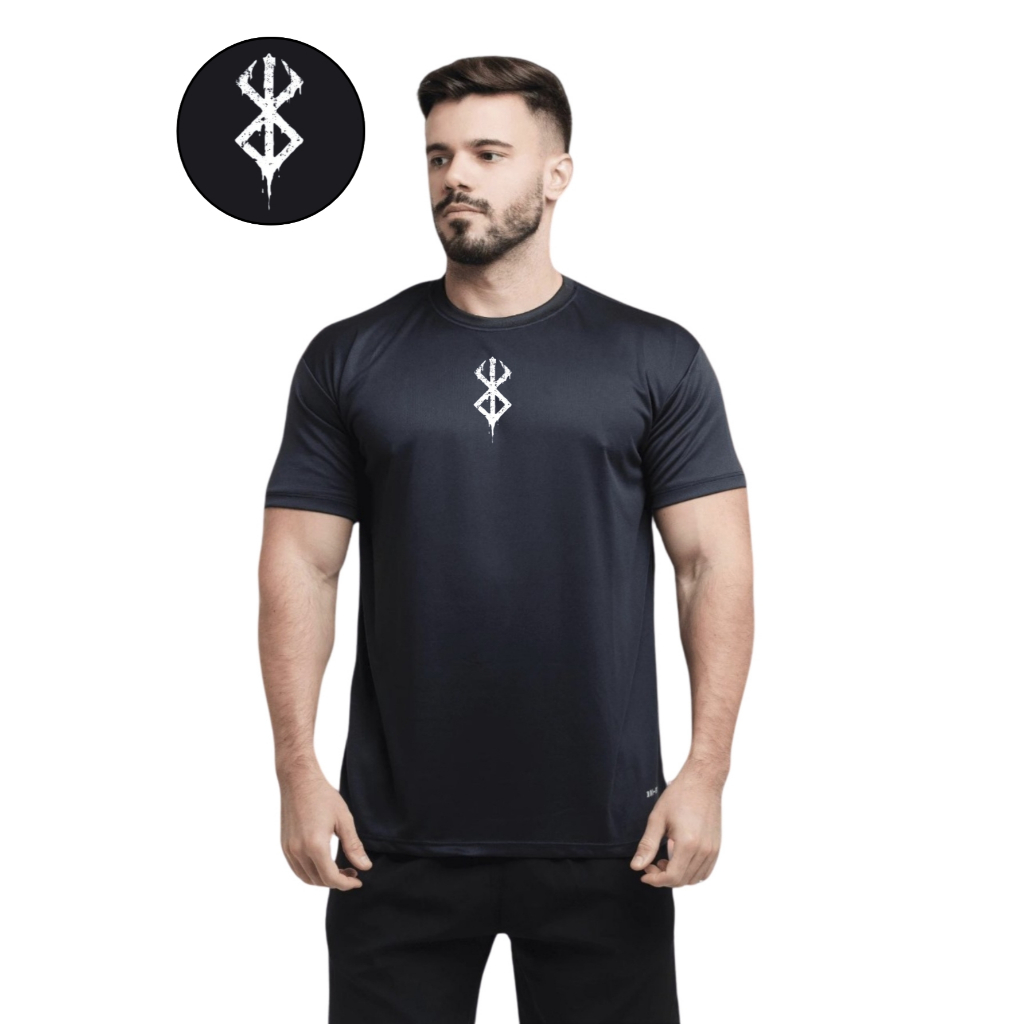 Camisa Dry Fit Masculina - Modelo - Berserk 01 - academia, Corrida ...