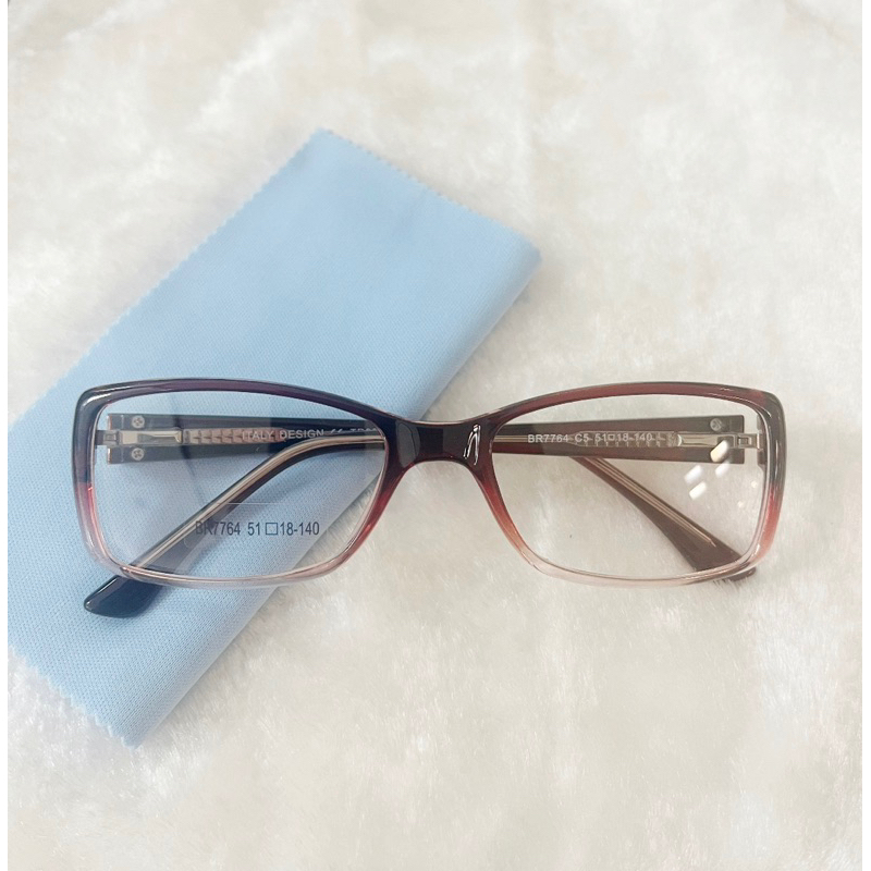 Armação de Óculos para Grau Feminino Retrô Vintage Geek Transparente Gato Gatinho BR7764