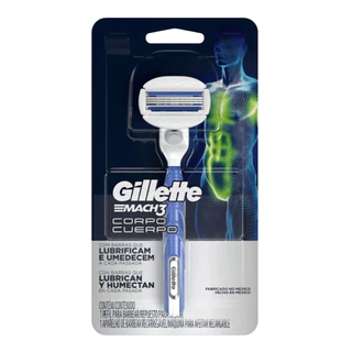 Aparelho de Depilação Recarregável Gillette Mach3 Corpo 1 Unidade