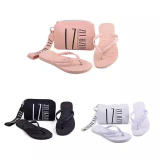 KIT 3 PARES DE CHINELO LUIZA LIZ COM NECESSAIRE
