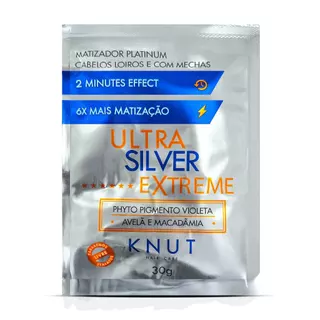 Sache Extreme Powerdose Knut Ultra Silver 30g Reconstrução Capilar em Oferta na Shopee