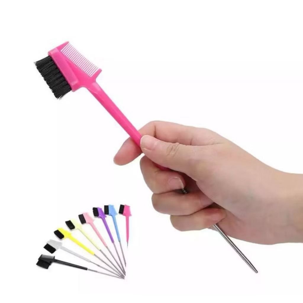 Escova de Baby Hair com Ponta Dupla – Ideal para Lace, Trança, Baby ...