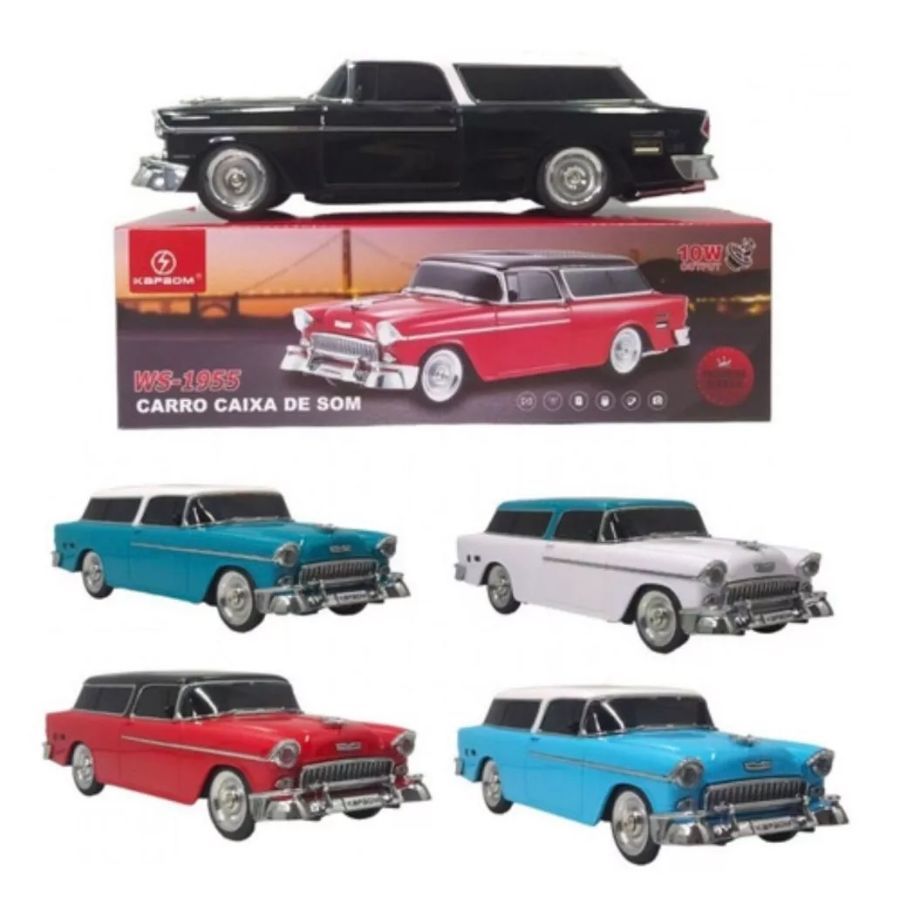 altomex WS-1955 – Caixa de Som Bluetooth em Design de Carro Clássico