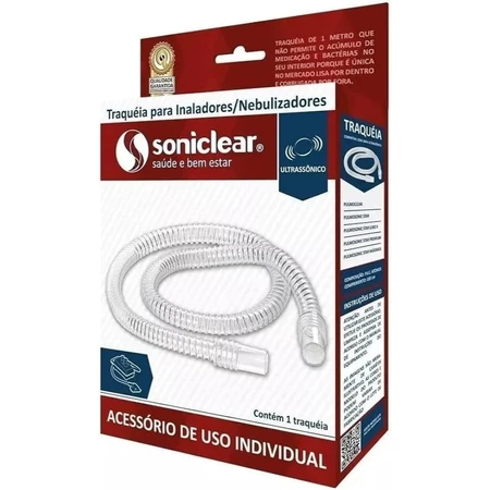 Mangueira traquéia corrugada para inalador Pulmosonic Star Soniclear