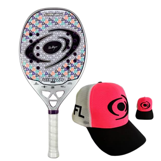 RAQUETE BEACH TENNIS VISION SUPERCARBON PRO 2025 + BONÉ EXCLUSIVO FELIPE LOCH em Oferta na Shopee