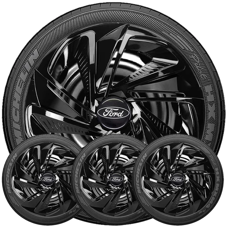 Jogo 4 Calotas Aro 13 14 Nitro Unicolor Resistentes Compativel Com Ka Fiesta Courier Black Friday