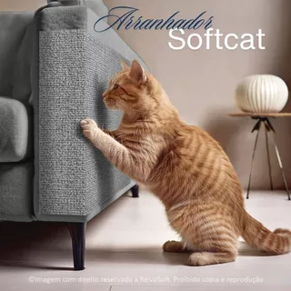 Protetor De Móveis Para Gatos - 40x47cm - Autoadesivo Antiarranhões Cinza Escuro