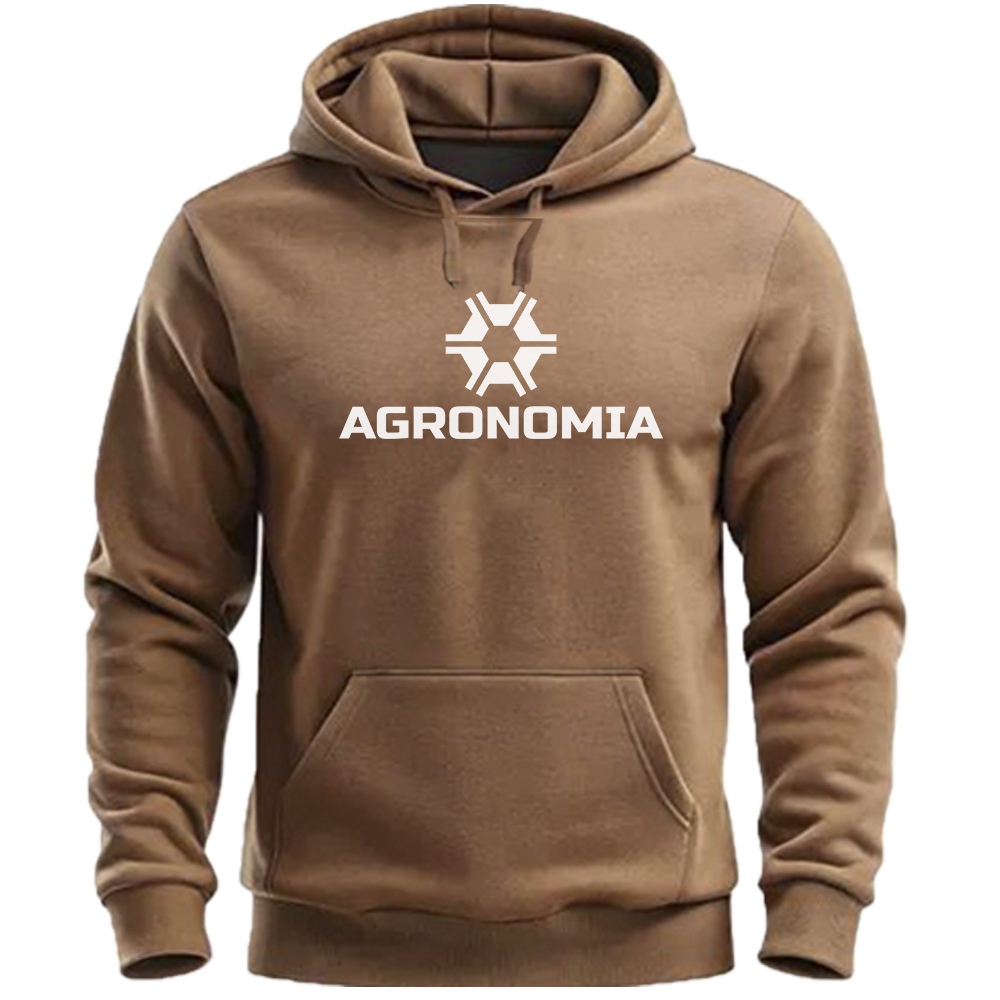 Moletom Agronomia Blusa de Frio Agro Canguru Com Toca Unissex