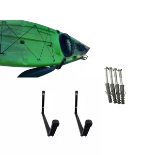 Suporte Parede Para Caiaque Canoa Metalon Rack Universal Organização Resistente Reforçado Seguro