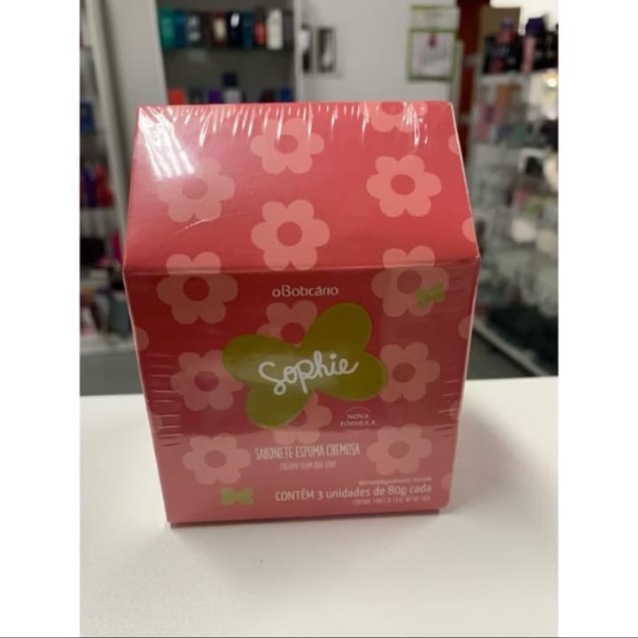 Sabonete em Barra Sophie 3x80g O Boticario | Shopee Brasil