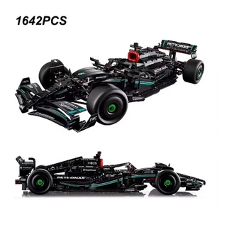 Blocos de Montar da Formula 1 da Mercedes ou Mclaren AMG F1 W14 1642 Peças com Suporte de Parede