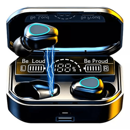 Fone M10 De Ouvido bluetooth 5.1 Sem Fio tws Estéreo Com Pod Carregador Power Bank