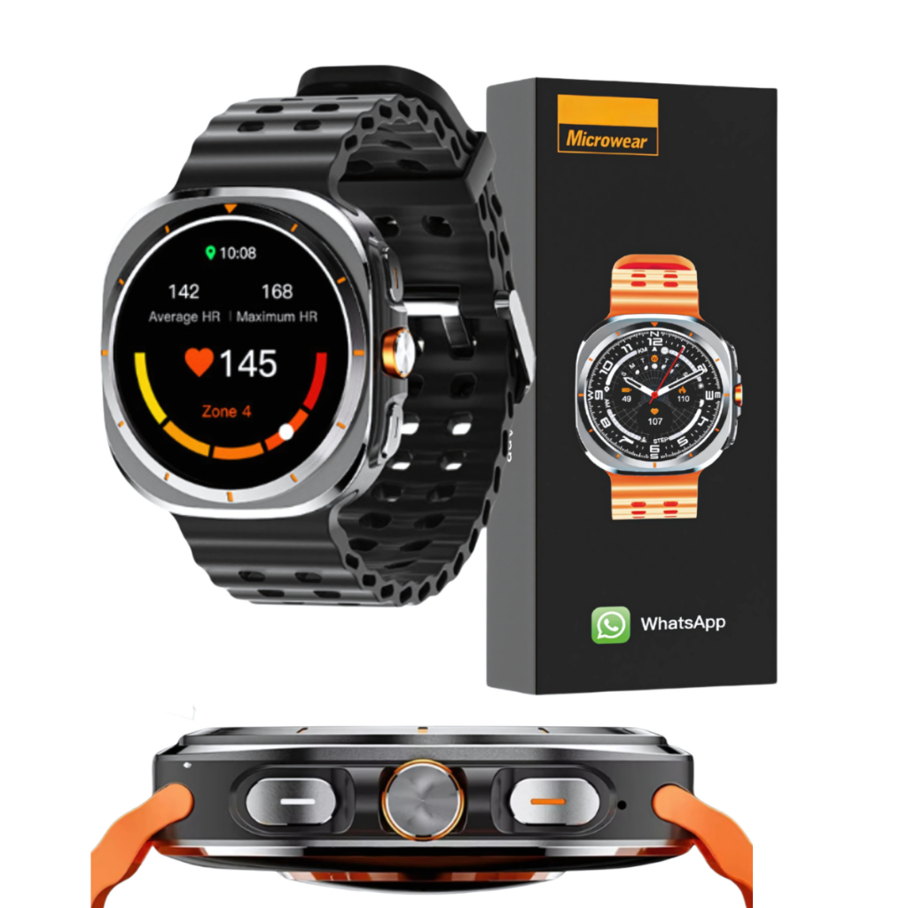 Relógio Smartwatch MA27 Microwear GPS NFC Whatsapp Chat GPT Original ...