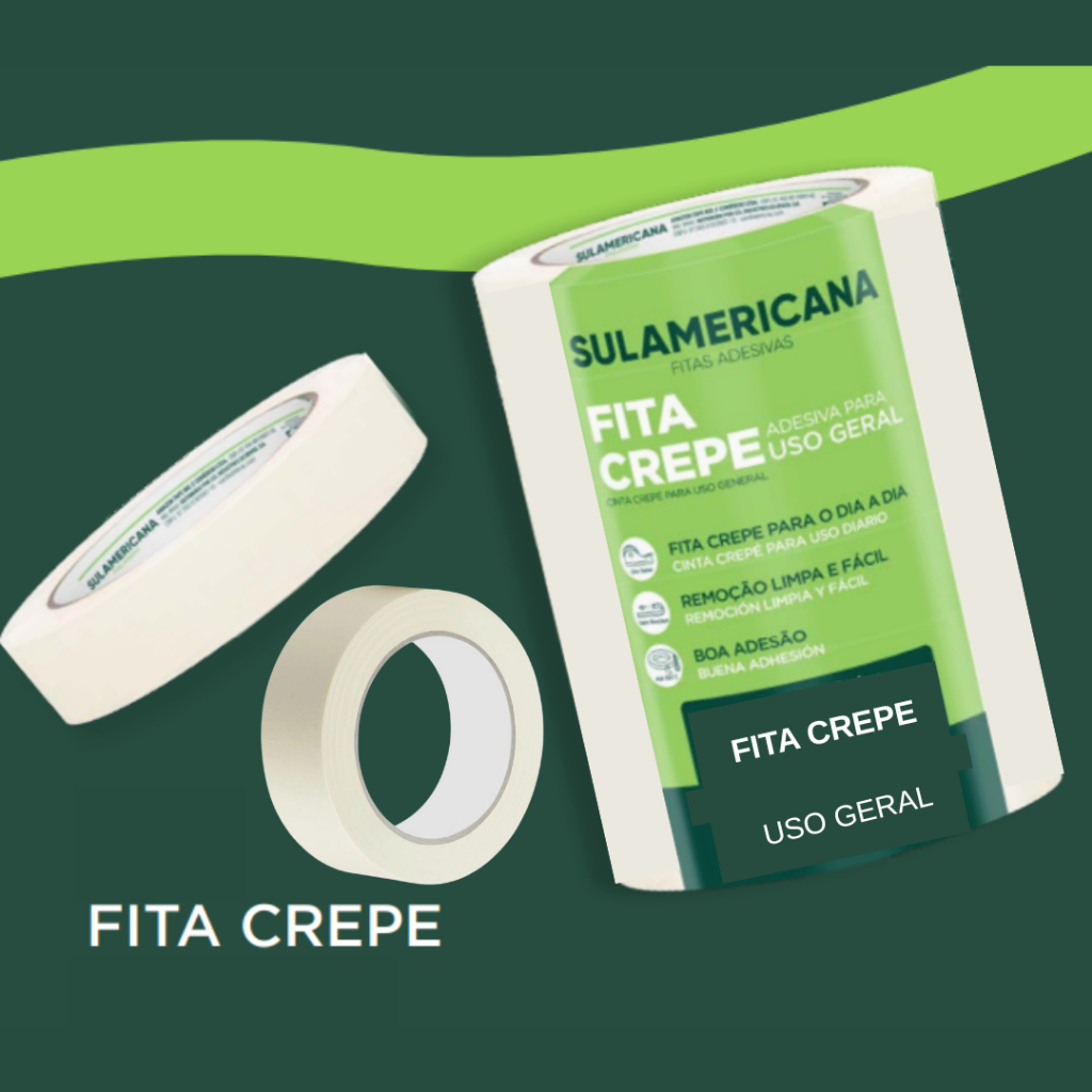 Kits de Fita Crepe 48, 24 e 18 X 40m Uso Geral E Com Diversos Kits e ...