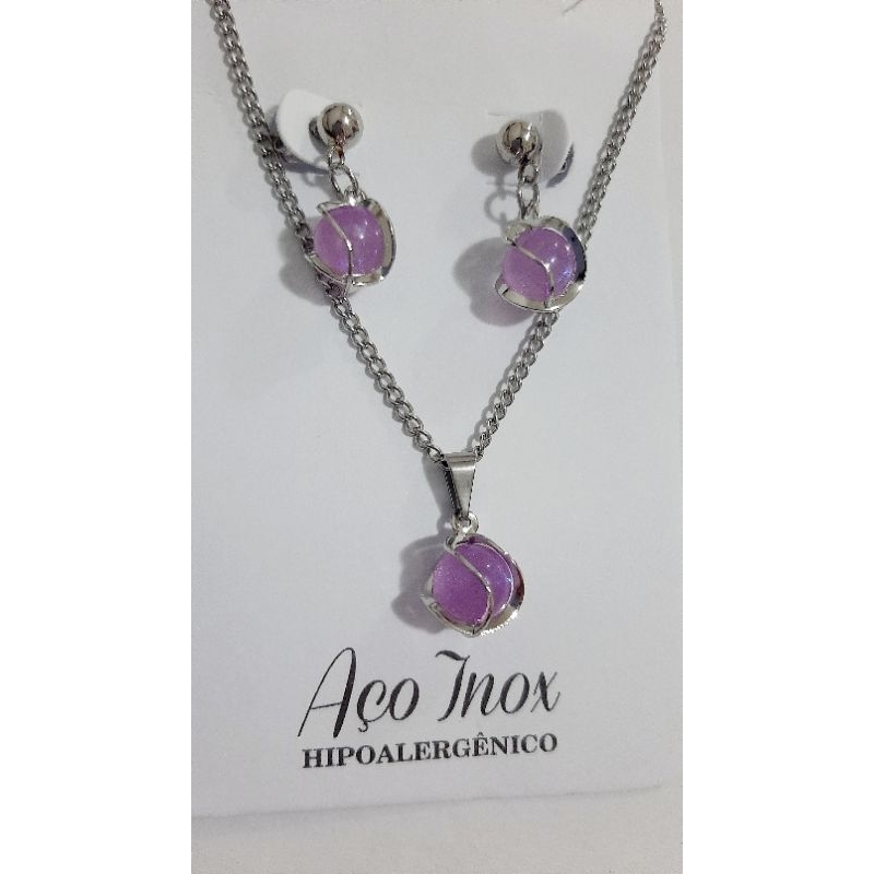 Conjunto Orbe Boreal Aço Inox
