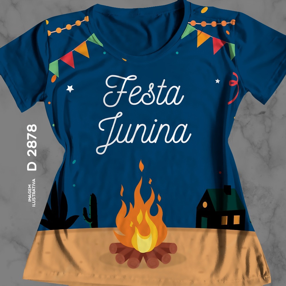 Blusa Camisa Tshirt Feminina Festa Junina | Shopee Brasil