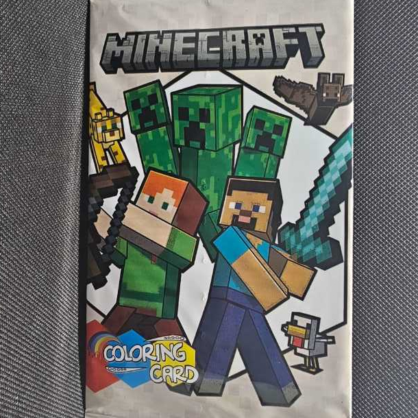 Minecraft Cards Para Colorir Pacote Com 4 Unidades | Shopee Brasil