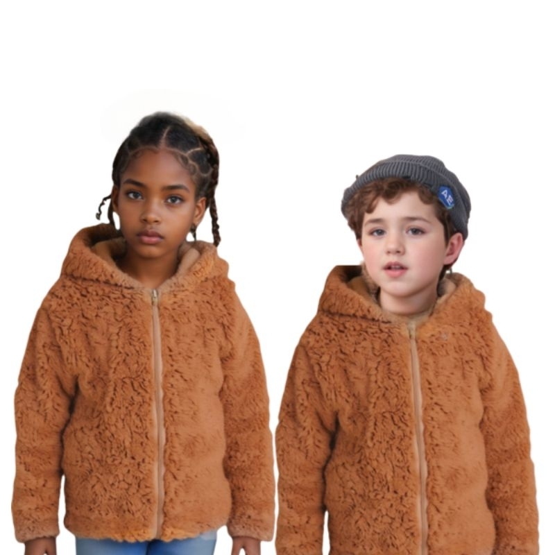 Teddy Casaco De Frio Para Menino Conjunto Infantil Casaco De Frio
