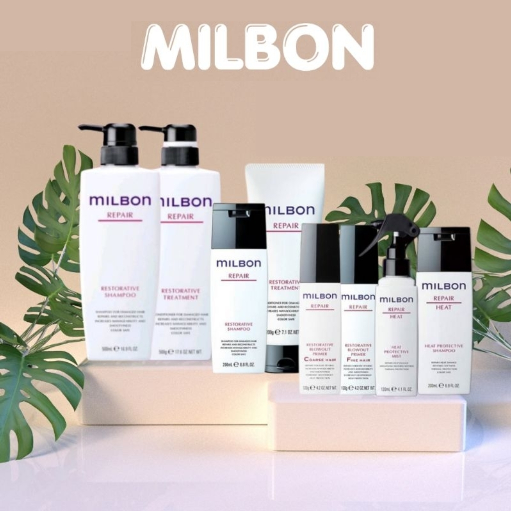 Shampoo Restaurador MILBON Repair / Tratamento / Primer para