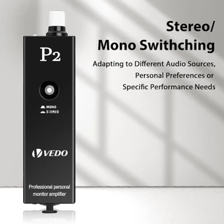 VEDO Amplificador de fone de ouvido HIFI conversor sem fio monitoramento de banda, para mixer/amplificador de potência