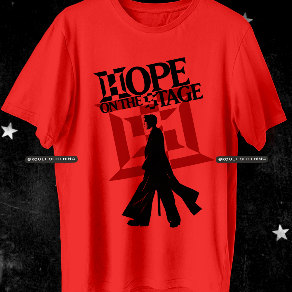 Camiseta Unissex 'HOPE ON THE STAGE' J-Hope Tour BTS | Shopee Brasil
